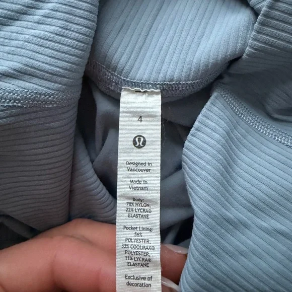 Lululemon Athletica Blue High-Waisted Leggings - Picture 5 of 12